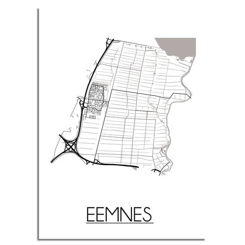 Eemnes Plattegrond poster 