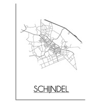 Schijndel Plattegrond poster