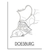 Doesburg Plattegrond poster