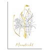 DesignClaud Stadtplan Dorf Goldfolie / Silberfolie / Kupferfolie