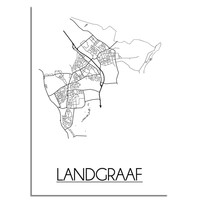 Landgraaf Stadtplan-poster