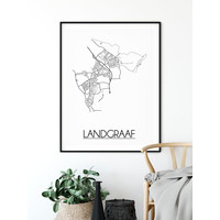 Landgraaf Stadtplan-poster