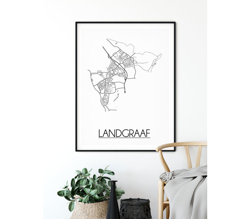 Landgraaf Stadtplan-poster