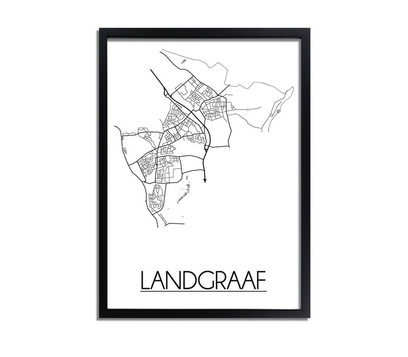 Landgraaf Stadtplan-poster