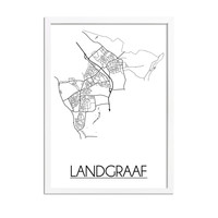 Landgraaf Stadtplan-poster