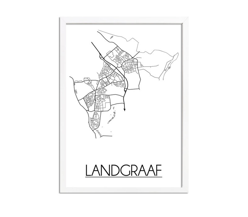 Landgraaf Stadtplan-poster