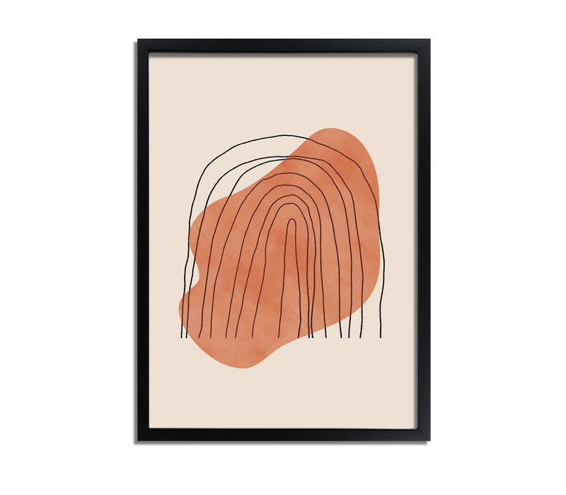 Regenbogen-Linien Poster