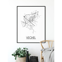 Veghel Plattegrond poster