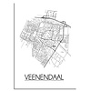 Veenendaal Plattegrond poster