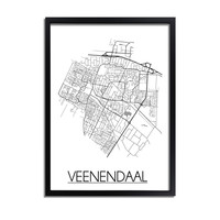 Veenendaal Stadtplan-poster