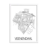 Veenendaal Stadtplan-poster