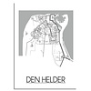DesignClaud Den Helder Stadtplan-poster