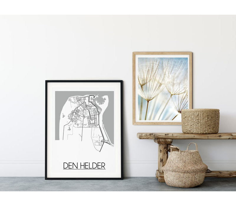 Den Helder Stadtplan-poster