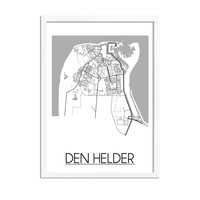 Den Helder Plattegrond poster