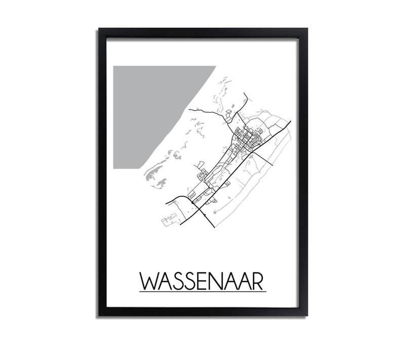 Wassenaar Stadtplan-poster