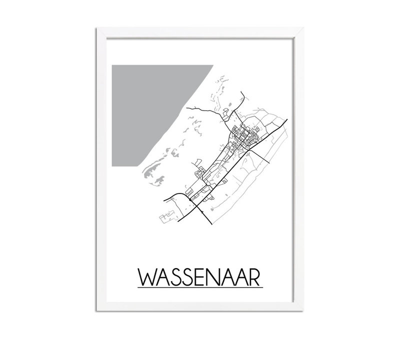 Wassenaar Plattegrond poster