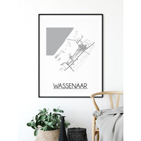 Wassenaar Plattegrond poster