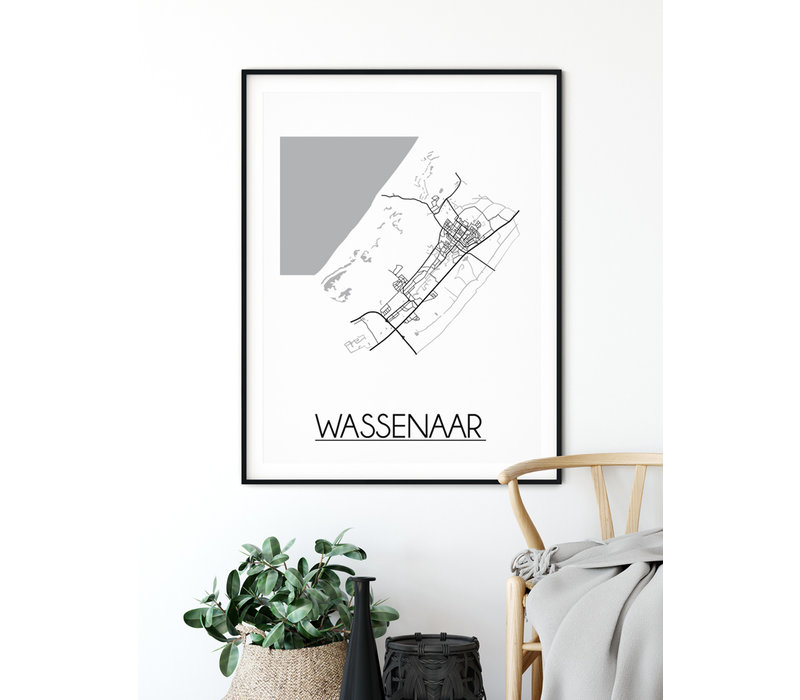 Wassenaar Stadtplan-poster