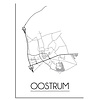 DesignClaud Oostrum Stadtplan-poster