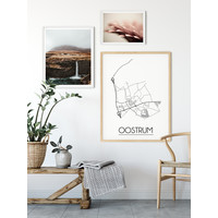 Oostrum Stadtplan-poster