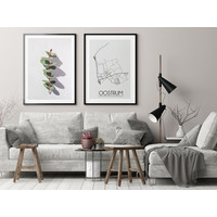 Oostrum Stadtplan-poster