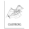 DesignClaud Culemborg Stadtplan-poster