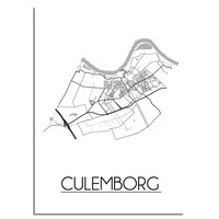 Culemborg Stadtplan-poster