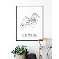 Culemborg Stadtplan-poster