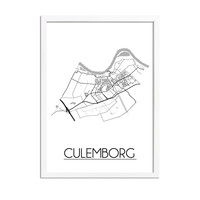 Culemborg Stadtplan-poster