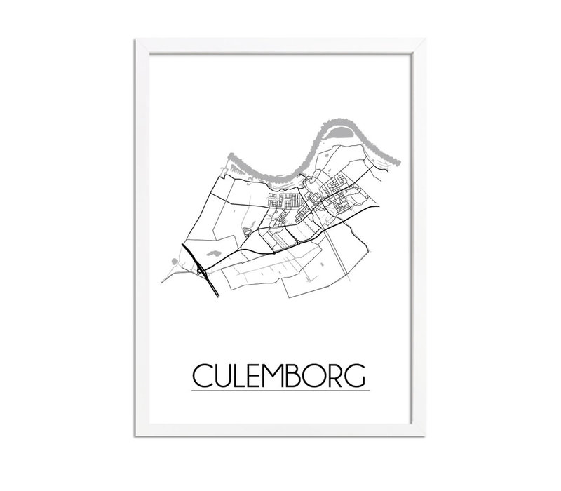 Culemborg Stadtplan-poster