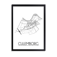 Culemborg Plattegrond poster