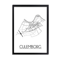 Culemborg Stadtplan-poster