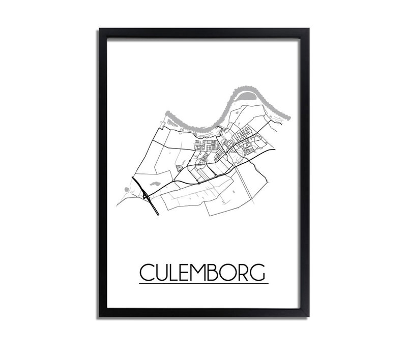 Culemborg Stadtplan-poster