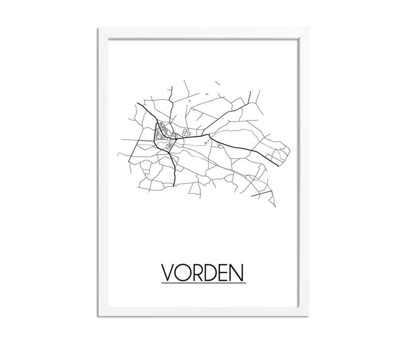 Vorden Stadtplan-poster