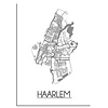 DesignClaud Haarlem Stadtplan-poster