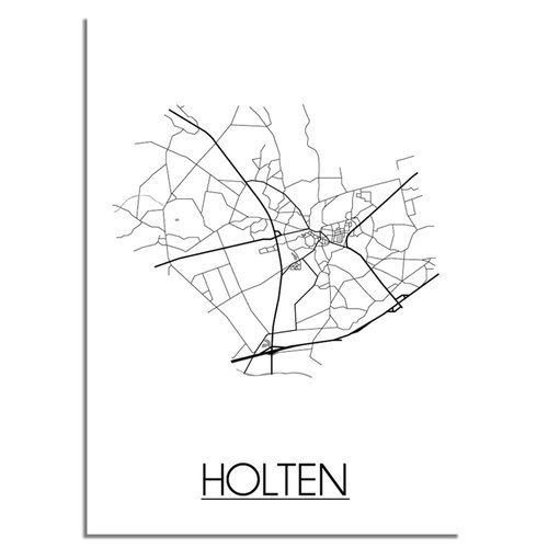 Holten Plattegrond poster 