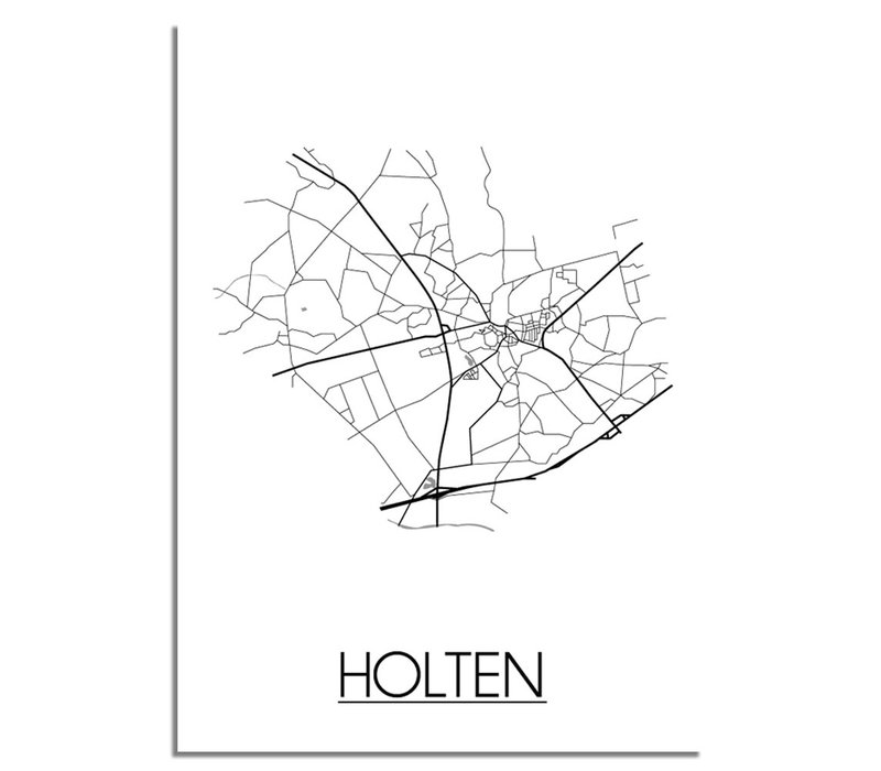 Holten Plattegrond poster