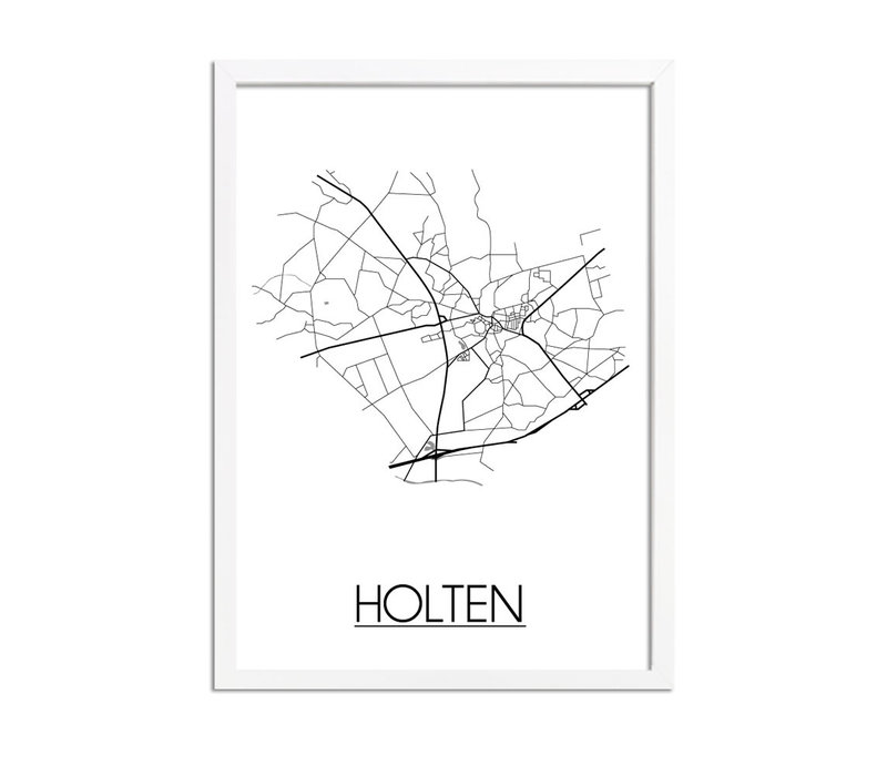 Holten Stadtplan-poster