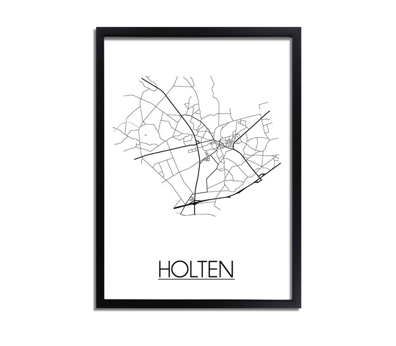 Holten Stadtplan-poster