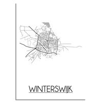 Winterswijk Stadtplan-poster