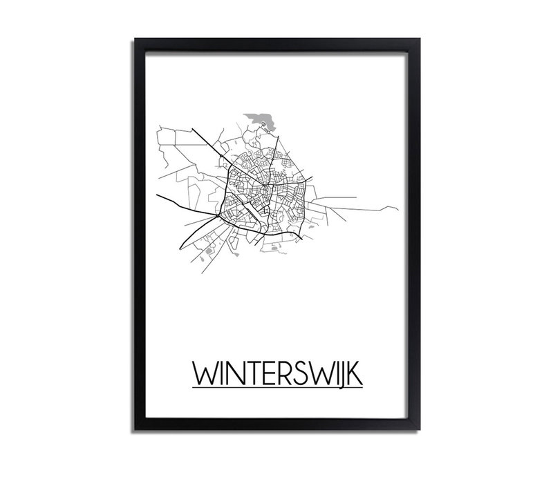 Winterswijk Stadtplan-poster