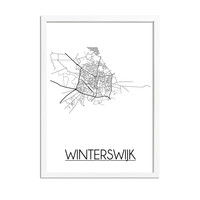 Winterswijk Stadtplan-poster