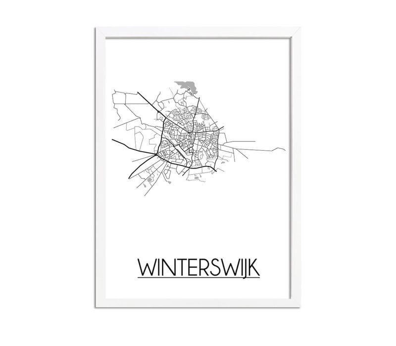 Winterswijk Stadtplan-poster