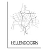 DesignClaud Hellendoorn Stadtplan-poster
