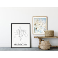 Hellendoorn Stadtplan-poster