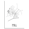 Mill Stadtplan-poster