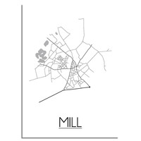 Mill Stadtplan-poster