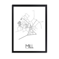 Mill Stadtplan-poster