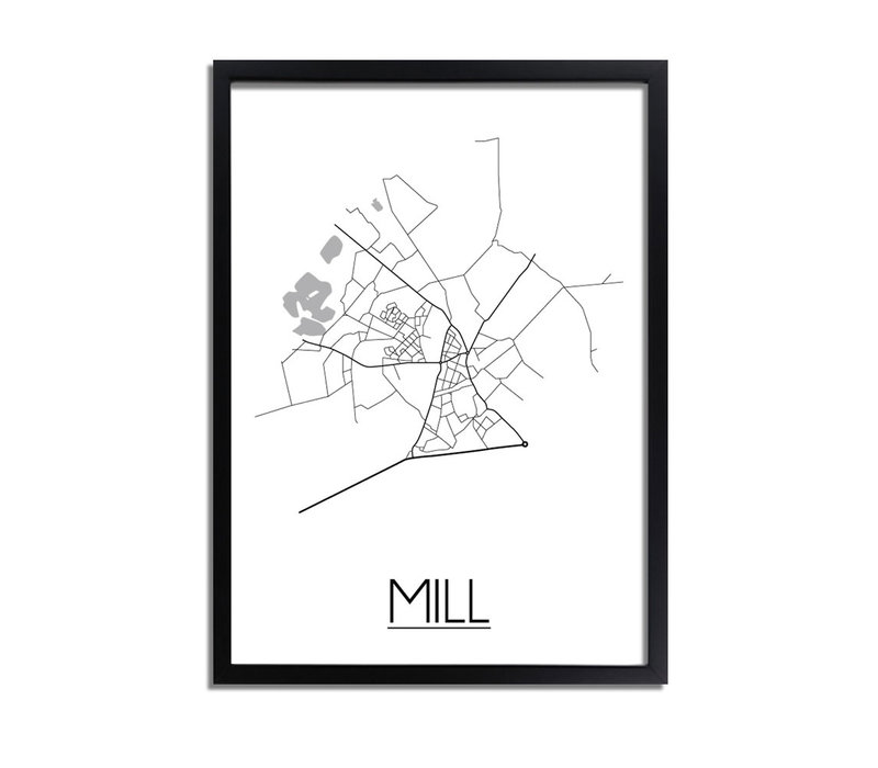 Mill Stadtplan-poster