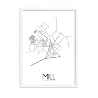 Mill Plattegrond poster